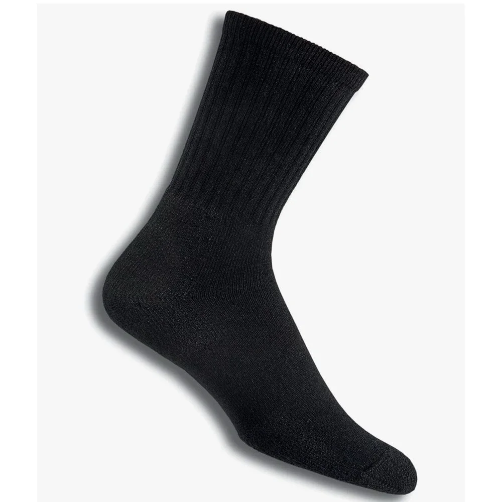 Thorlo Unisex Ultra Light‎ Hiking Lite Padded Socks Black Small Crew
